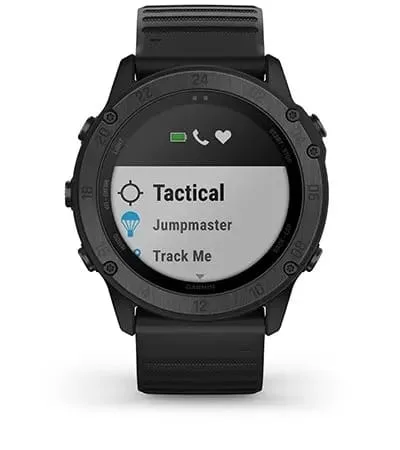 Garmin Jordan spec card (Tactix Delta sapphire sports apps)