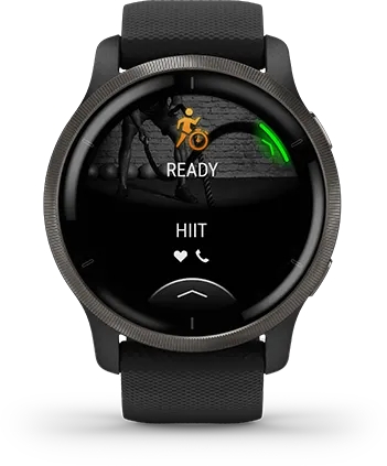 Garmin Jordan spec card (Venu 2 hiit)