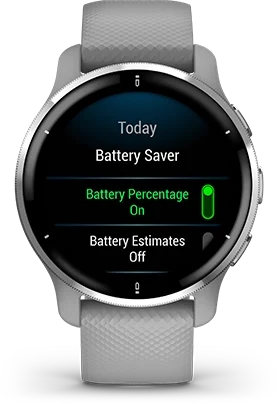 Garmin Jordan spec card (Venu 2 plus battery saver)