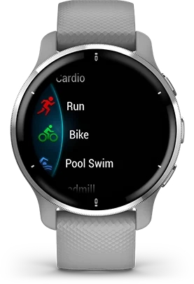 Garmin Jordan spec card (Venu 2 plus water rating)