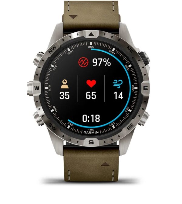 Garmin Jordan spec card (MARQ adventurer health snapshot)