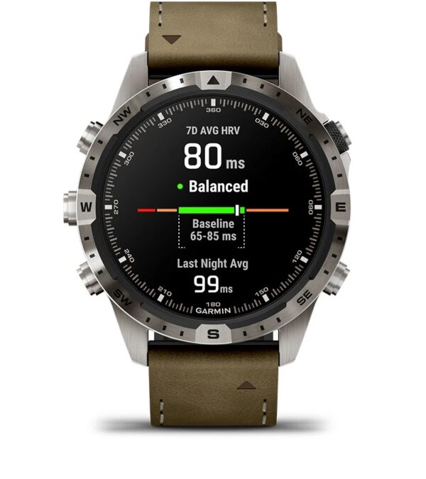 Garmin Jordan spec card (MARQ adventurer hrv status)