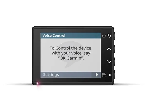 Garmin Jordan spec card (dashcam 56 voice control)