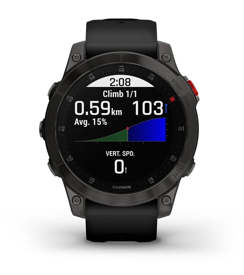 Garmin Jordan spec card (epix gen2 climbpro)