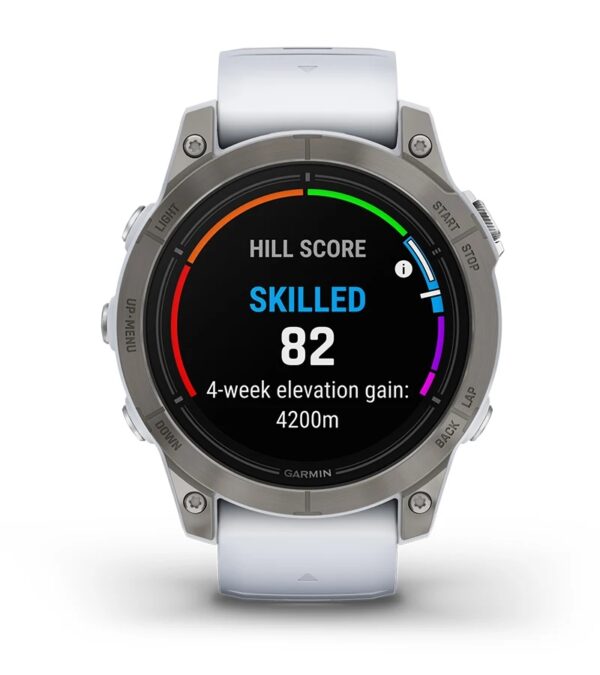 Garmin Jordan spec card (epix gen2 pro sapphire hill score)