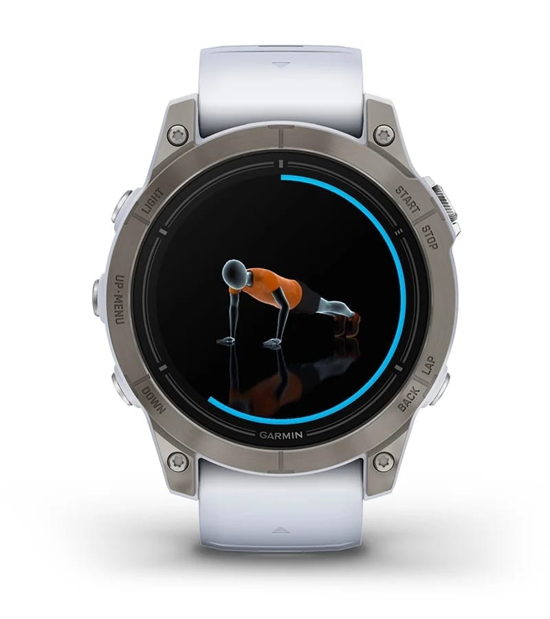 Garmin Jordan spec card (epix Pro gen2 sapphire rugged design)