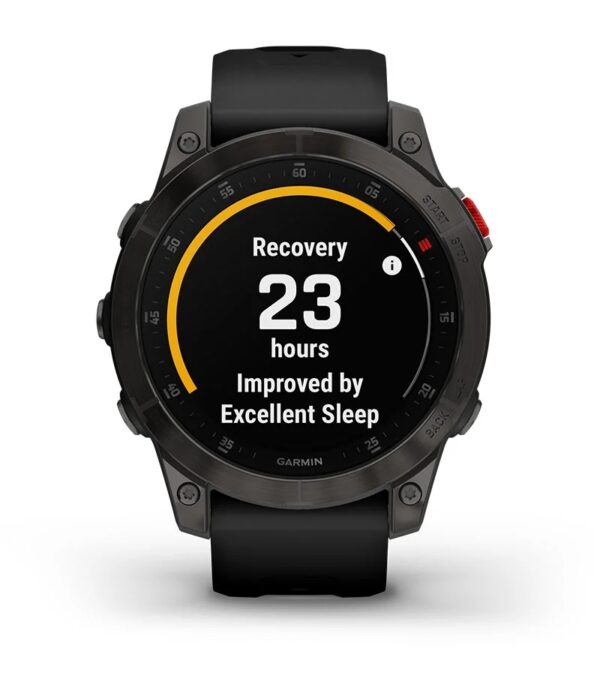 Garmin Jordan spec card (epix gen2 recovery time)