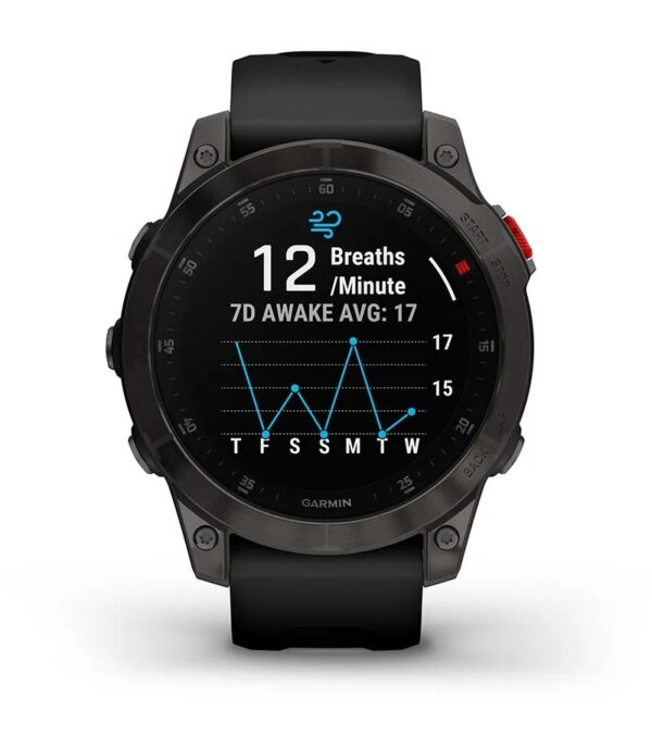 Garmin Jordan spec card (epix gen2 respiration)