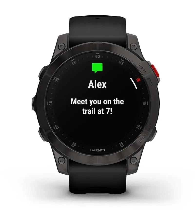 Garmin Jordan spec card (epix gen2 smart notifications)