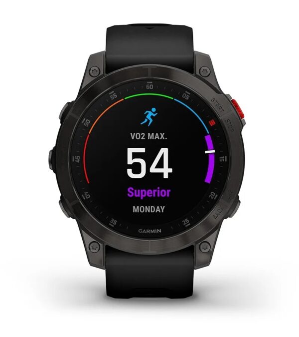 Garmin Jordan spec card (epix gen2 vo2 max)