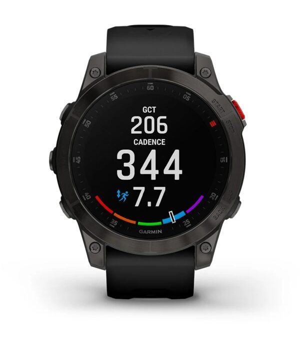 Garmin Jordan spec card (epix gen2 wrist based running dynamics)