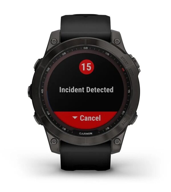 Garmin Jordan spec card (fenix 7 sapphire solar incident)