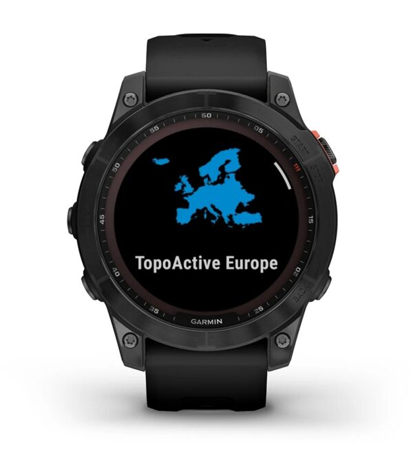 Garmin Jordan spec card (fenix 7 sapphire solar multi topo)