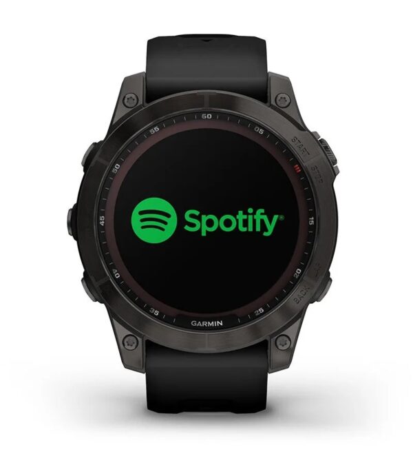 Garmin Jordan spec card (fenix 7 sapphire solar music apps)