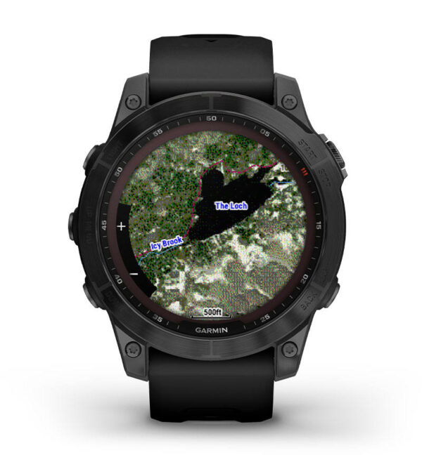 Garmin Jordan spec card (fenix 7 sapphire solar outdoor maps)