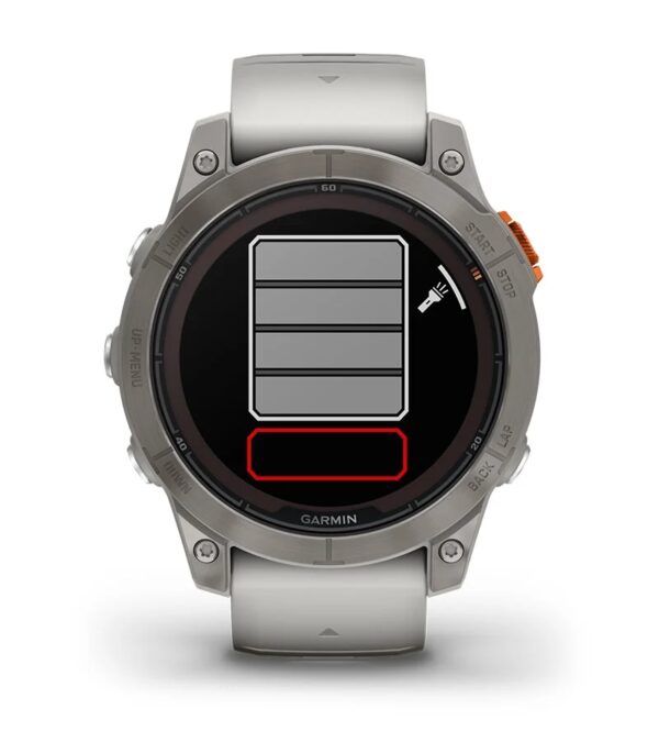 Garmin Jordan spec card (fenix 7 pro sapphire solar led flashlight)