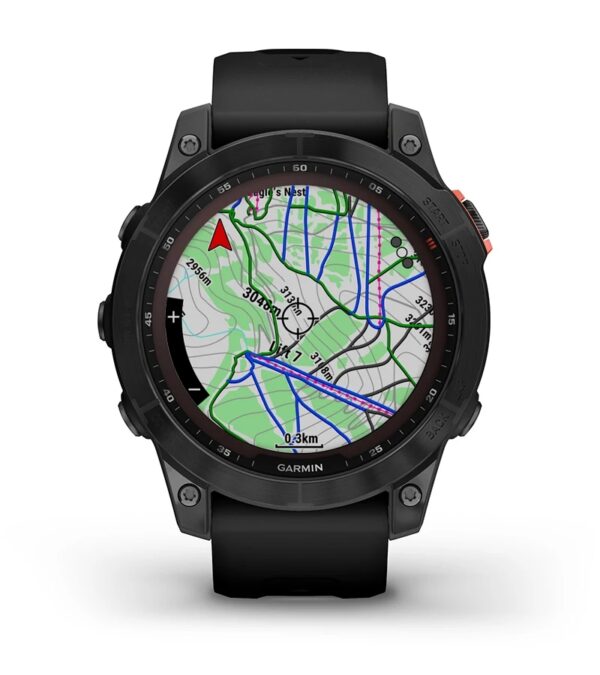 Garmin Jordan spec card (fenix 7 sapphire solar skiview)