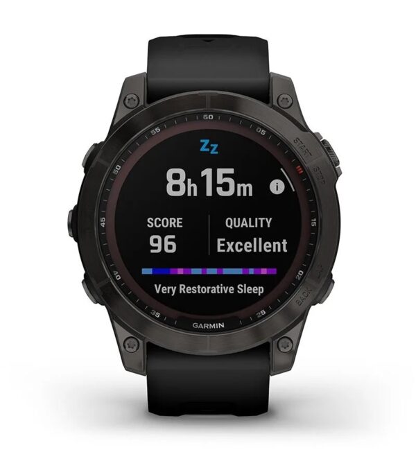 Garmin Jordan spec card (fenix 7 sapphire solar sleep score)