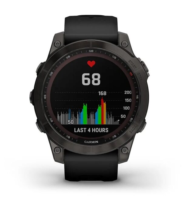 Garmin Jordan spec card (fenix 7 sapphire solar wrist based HR)