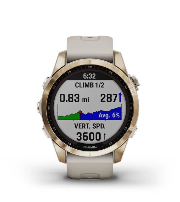 Garmin Jordan spec card (fenix 7s sapphire solar climbpro)