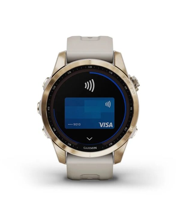 Garmin Jordan spec card (fenix 7s sapphire solar garmin pay)