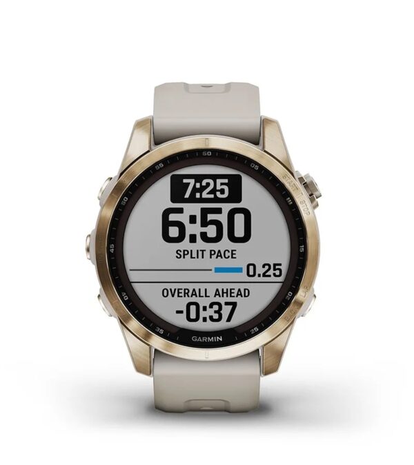 Garmin Jordan spec card (fenix 7s sapphire solar pace pro)