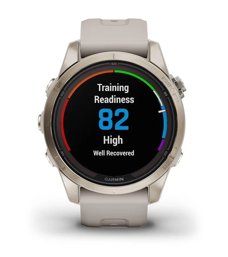 Garmin Jordan spec card (fenix 7s pro sapphire solar knowledge power)