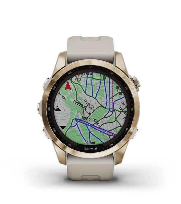 Garmin Jordan spec card (fenix 7s sapphire solar skiview)