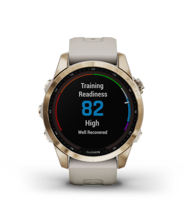 Garmin Jordan spec card (fenix 7s sapphire solar training readiness)