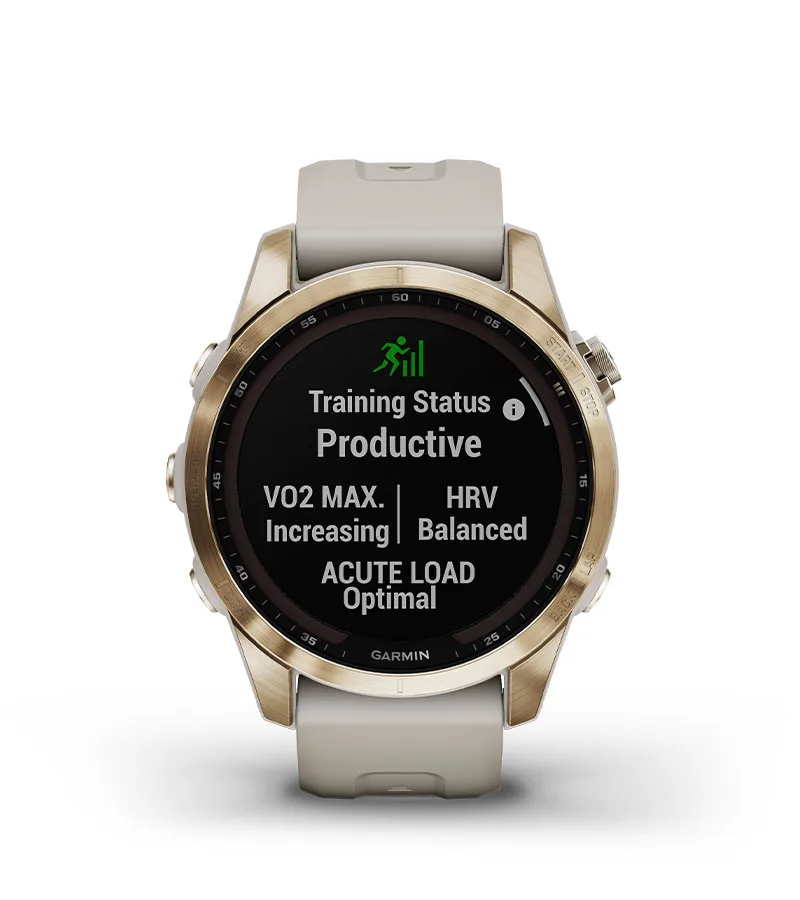 Garmin Jordan spec card (fenix 7s sapphire solar training status)