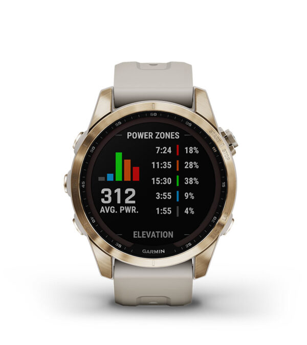 Garmin Jordan spec card (fenix 7s sapphire solar wrist based running power)