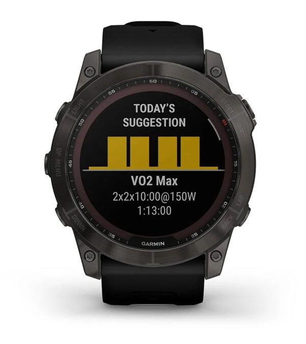 Garmin Jordan spec card (fenix 7x sapphire solar daily suggested)