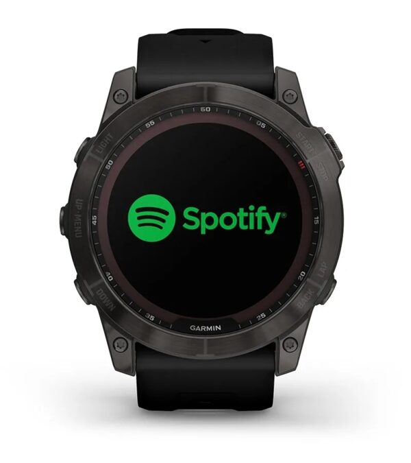 Garmin Jordan spec card (fenix 7x sapphire solar music)