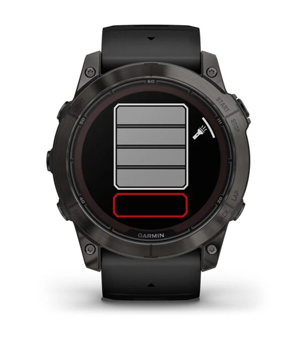 Garmin Jordan spec card (fenix 7x pro sapphire solar led flashlight)