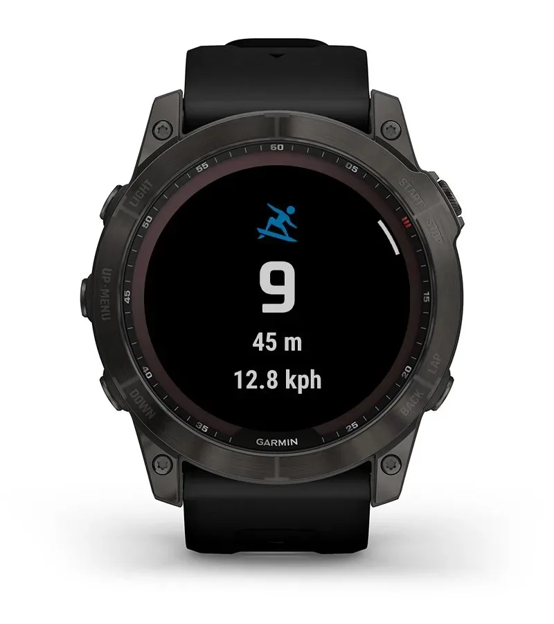 Garmin Jordan spec card (fenix 7x sapphire solar surf ready)