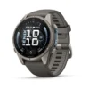 Titanium with Pebble Grey Silicone Band