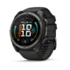 Carbon Grey DLC Titanium with Black Silicone Band