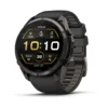 Carbon Gray DLC Titanium with Black/Pebble Grey Silicone Band