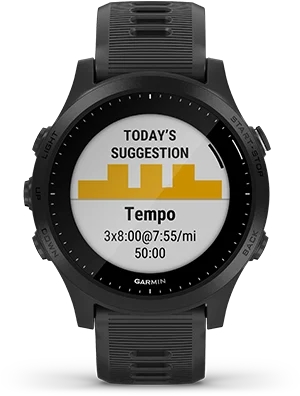 Garmin Jordan spec card (forerunner 945 daily suggestions)