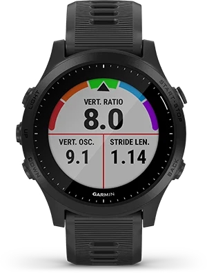 Garmin Jordan spec card (forerunner 945 running dynamics)