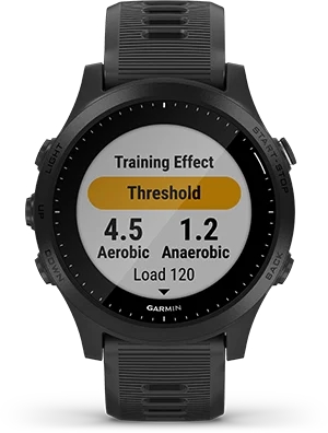 Garmin Jordan spec card (forerunner 945 training effect)