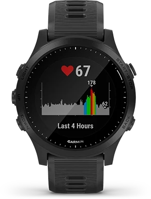 Garmin Jordan spec card (forerunner 945 wrist based HR)