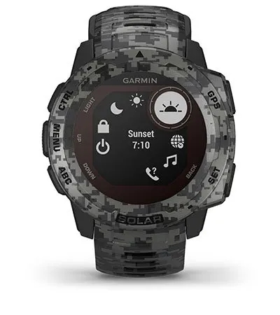 Garmin Jordan spec card (instinct Solar camo MS 810)