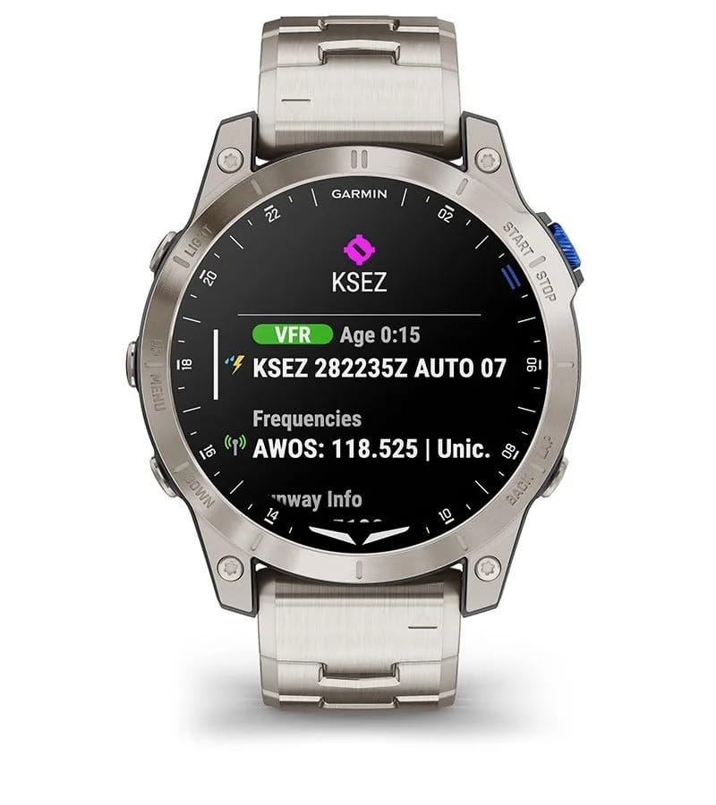 Garmin Jordan spec card (D2 mach1 airport info)