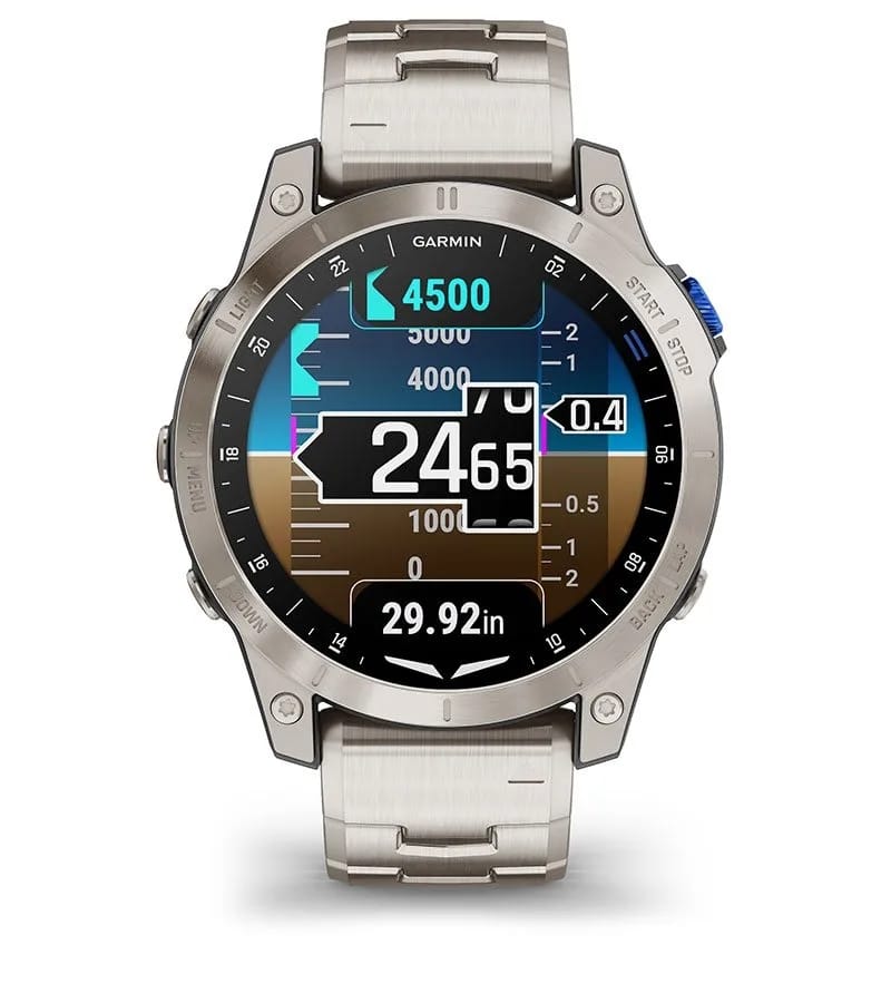 Garmin Jordan spec card (D2 mach1 baro alti)