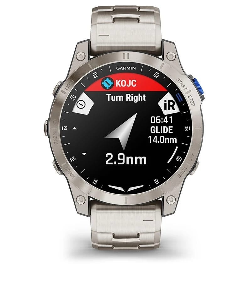 Garmin Jordan spec card (D2 mach1 emergency)
