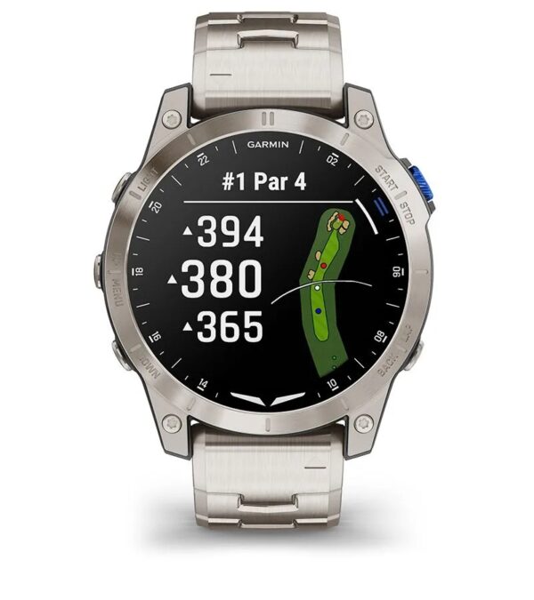 Garmin Jordan spec card (D2 mach1 golf courses)