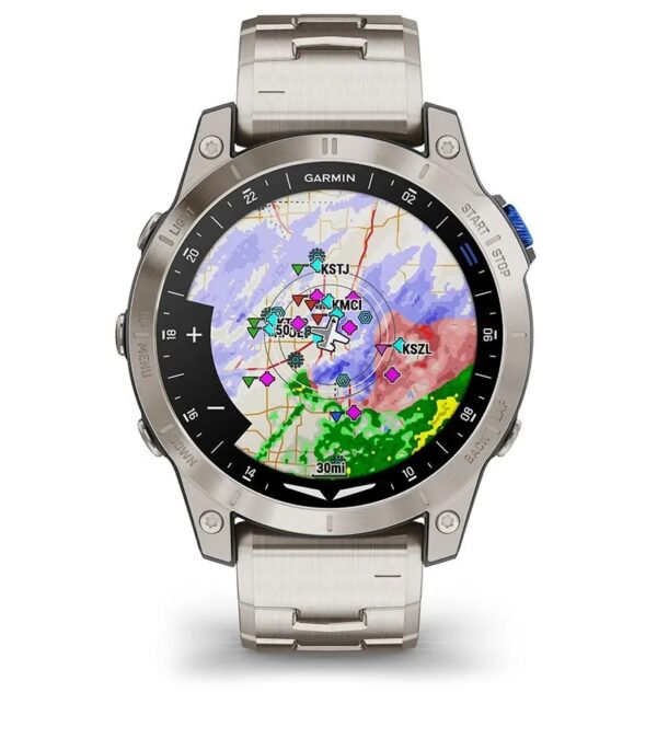 Garmin Jordan spec card (D2 mach1 moving map)