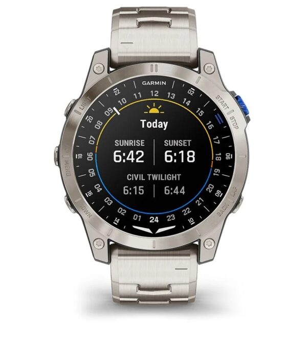 Garmin Jordan spec card (D2 mach1 sunrise sunset)