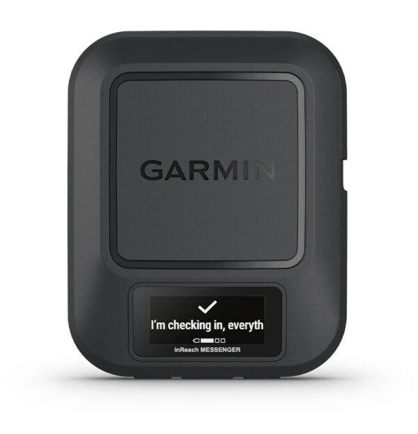 Garmin Jordan spec card (inReach messenger check in messages)